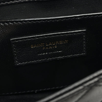 Saint Laurent Lambskin Quilted Monogram Mini Nolita Black 5 of 8