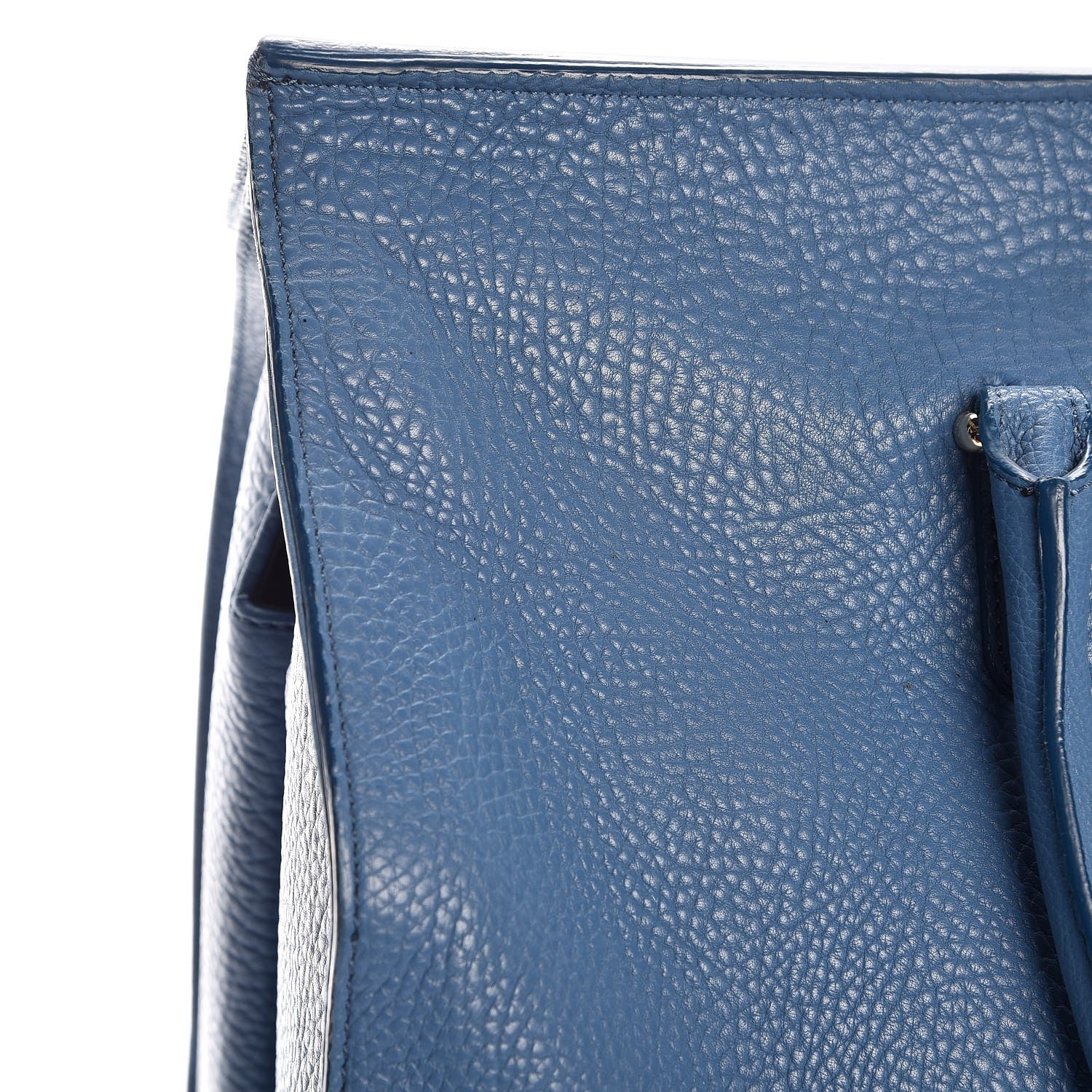 Balenciaga Grained Calfskin L Tube Round Tote Blue 14 of 14