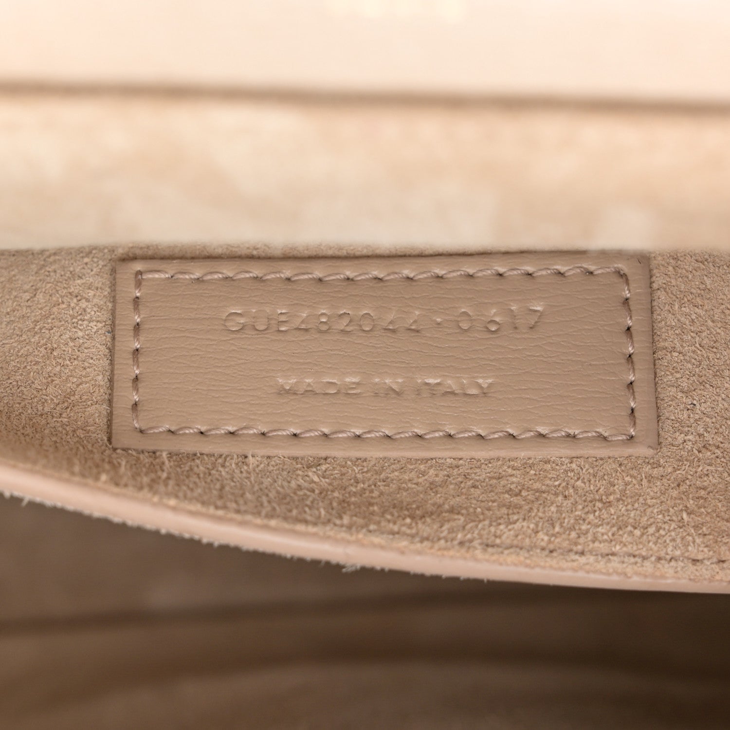 Saint Laurent Smooth Calfskin Suede Medium Bellechasse Bag Beige 7 of 12