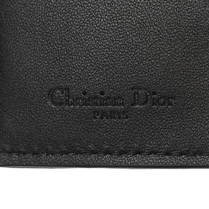 Christian Dior Lambskin Cannage Small Lady Dior Flap Card Holder Black 6 of 9
