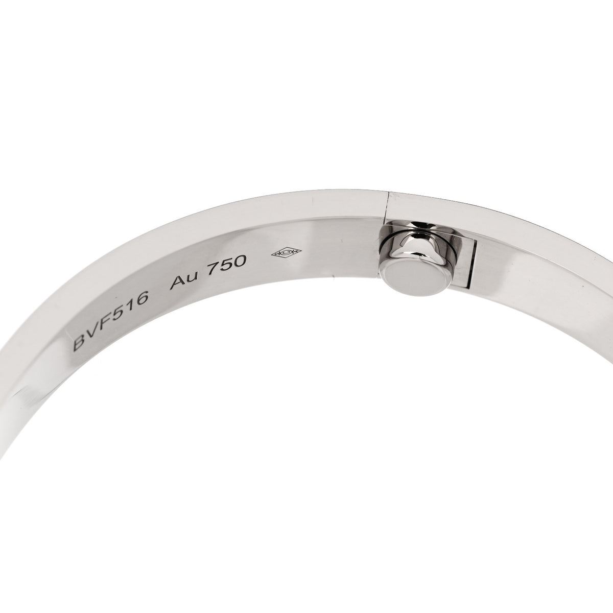 Cartier 18K White Gold LOVE Bracelet 17 8 of 9