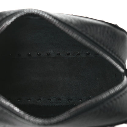 Valentino Garavani Pebbled Calfskin Rockstud Camera Crossbody Bag Black 5 of 8