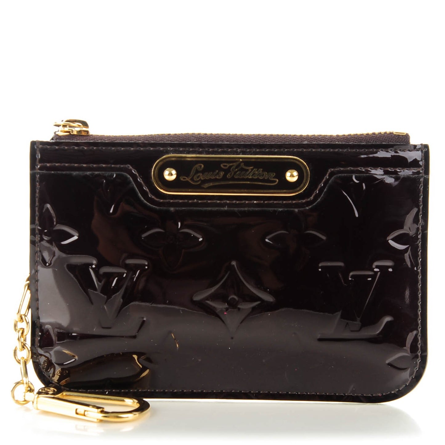 Vernis Key Pouch Amarante