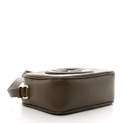 Gucci Sakai Be Green Calfskin Diagonal Stitched Small Blondie Shoulder Bag Craclet Brown 4 of 10