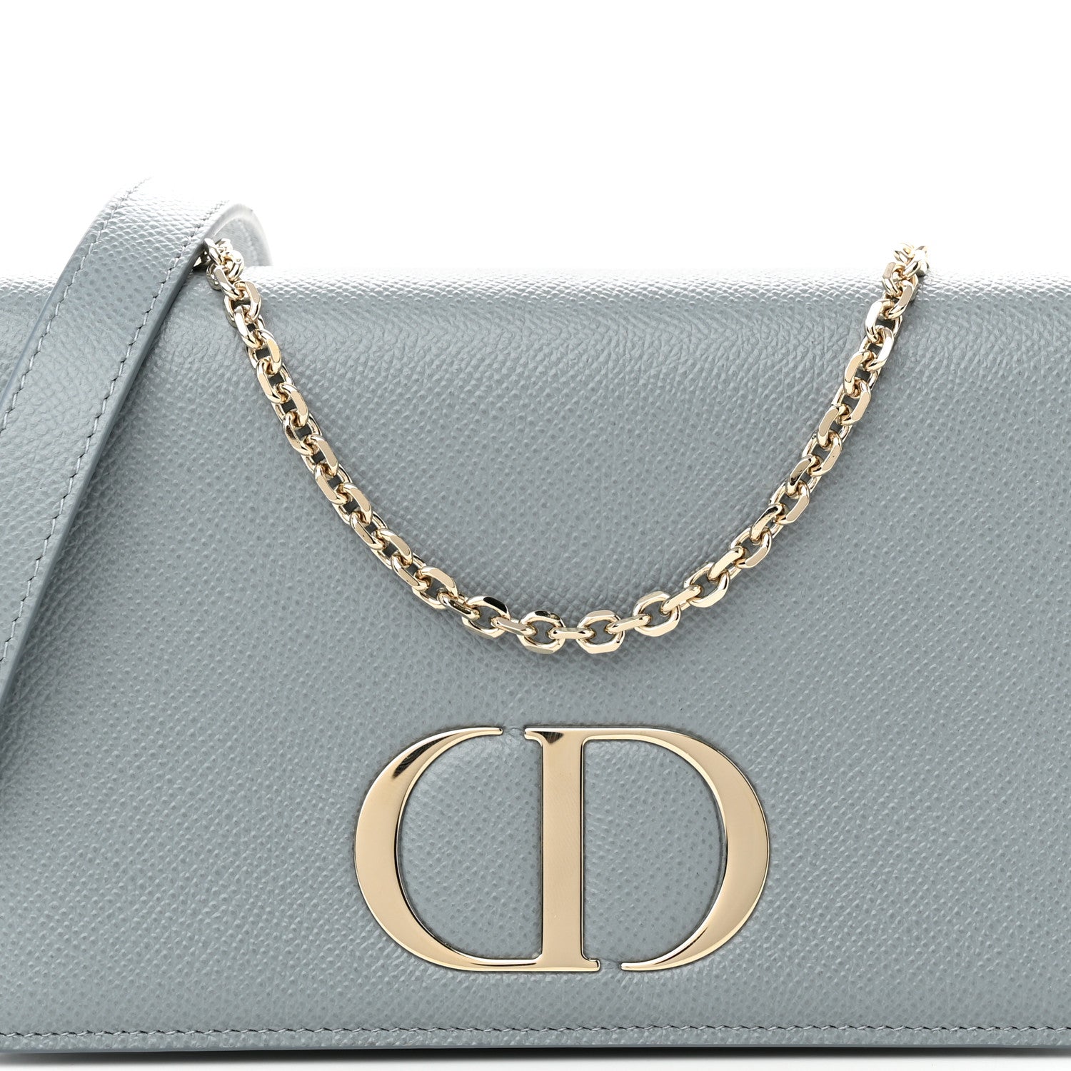 Christian Dior Calfskin 30 Montaigne 2 in 1 Pouch Cloud Blue 9 of 12
