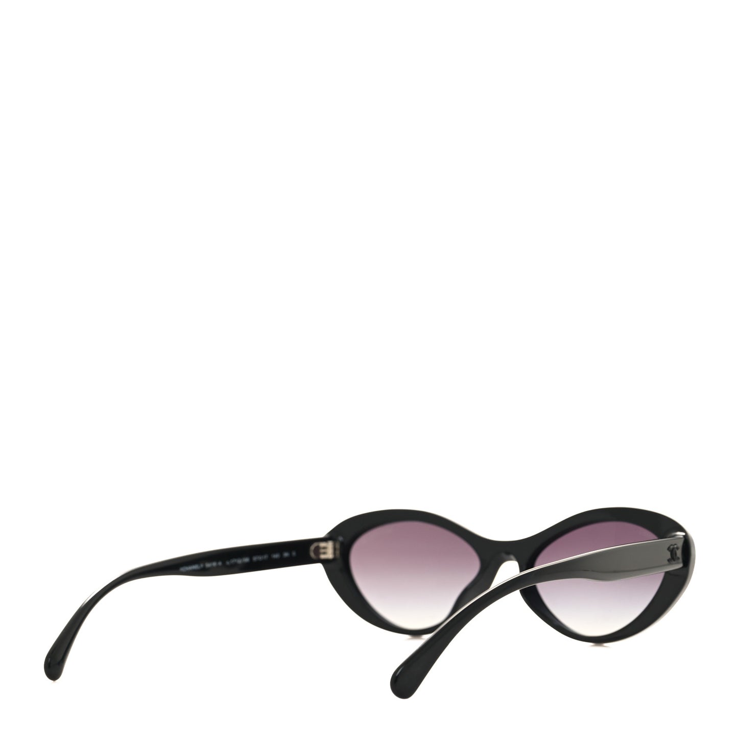 Acetate Oval Sunglasses 5416-A Black Beige
