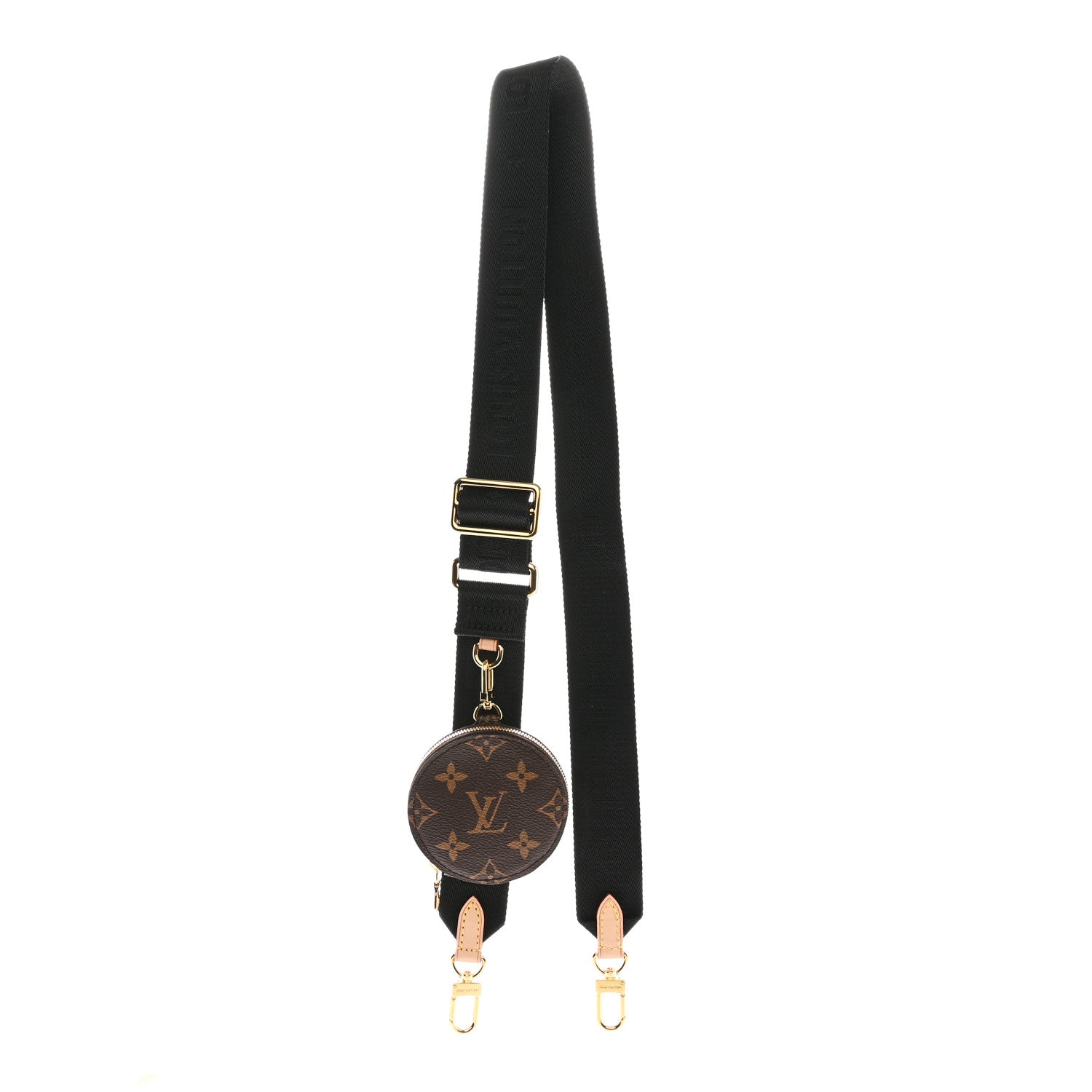 Louis Vuitton Monogram Multi Pochette Accessories Bandouliere Shoulder Strap Black 1 of 8