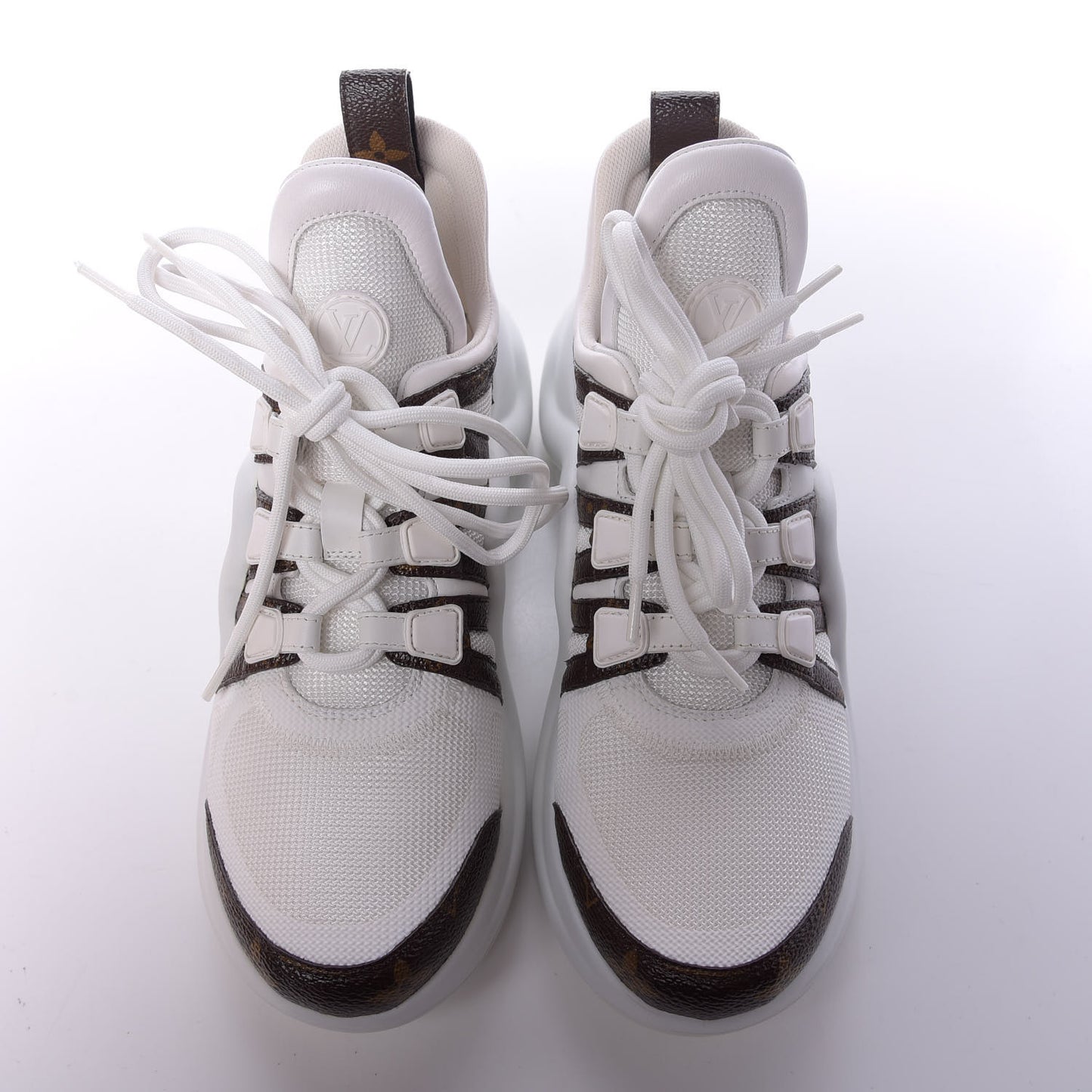 Patent Monogram LV Archlight Sneakers 37.5 White