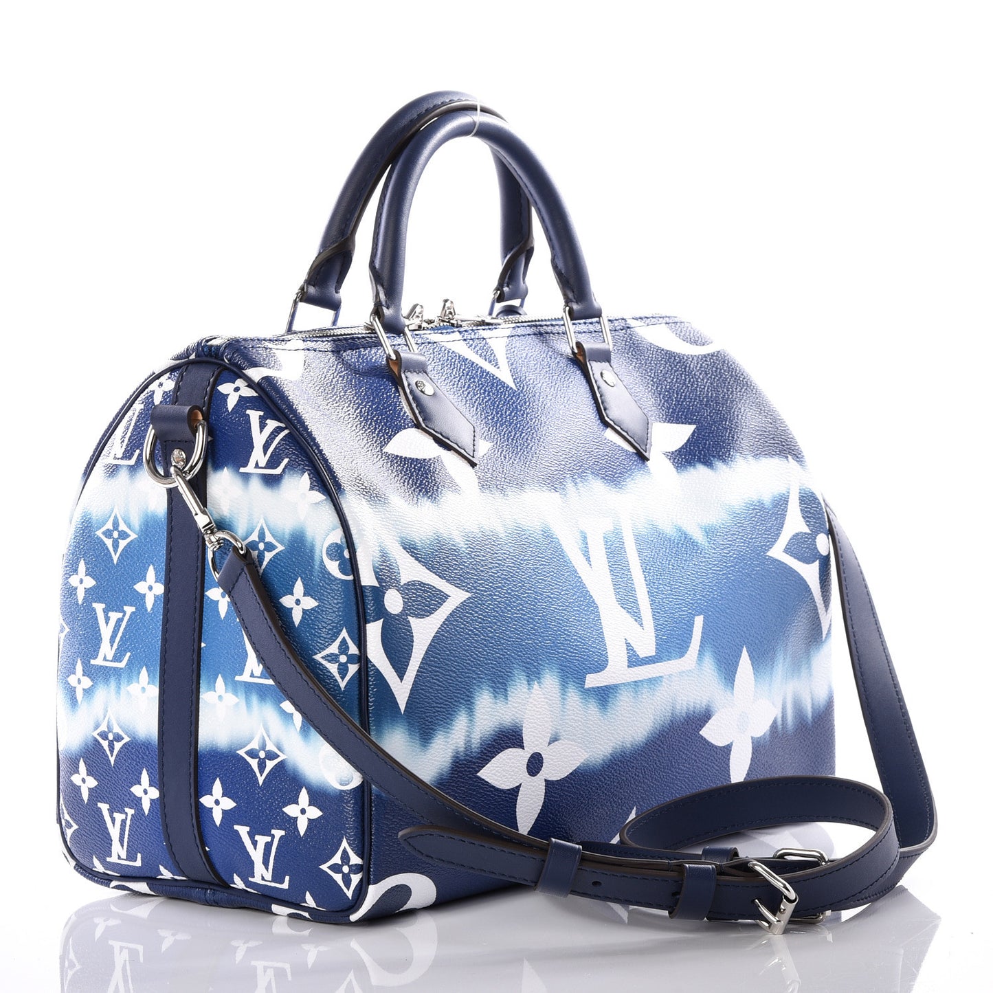 Monogram Escale Speedy Bandouliere 30 Blue