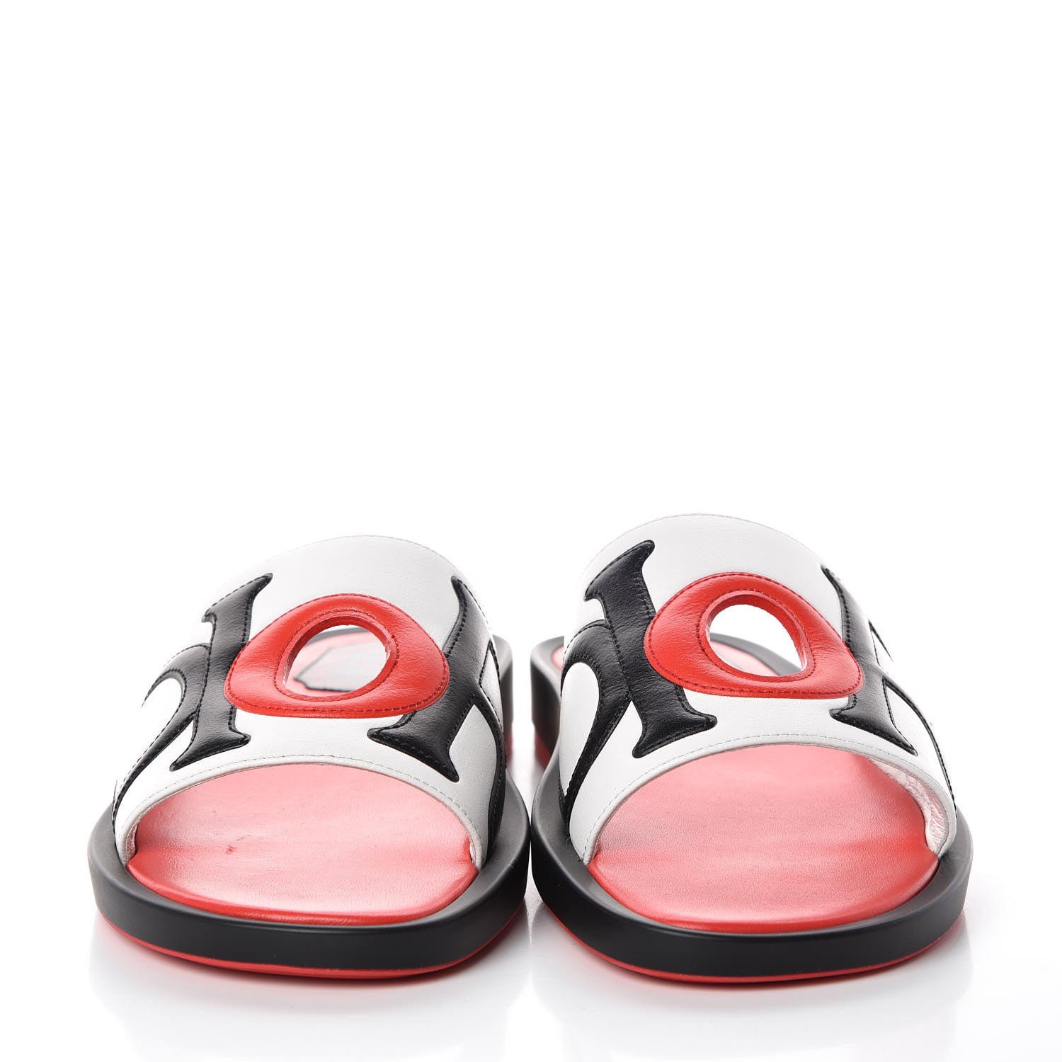 Christian Dior Calfskin Marina Slides 37.5 White 3 of 10