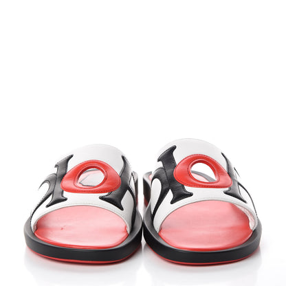 Christian Dior Calfskin Marina Slides 37.5 White 3 of 10