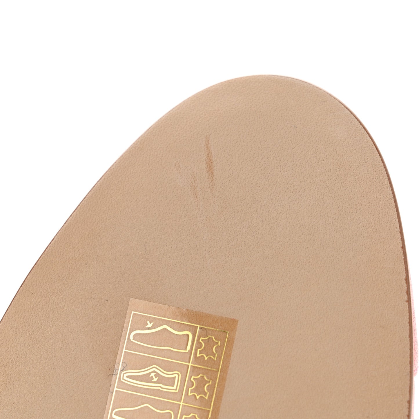 Goatskin Cap Toe CC Ballerina Flats 39 Pink