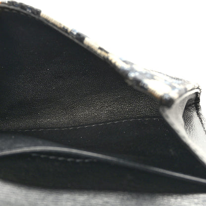 Christian Dior Oblique Smooth Calfskin Elite Shoulder Pouch Beige Black 5 of 9