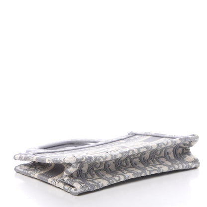 Christian Dior Oblique Mini Book Tote Grey Multicolor 4 of 9