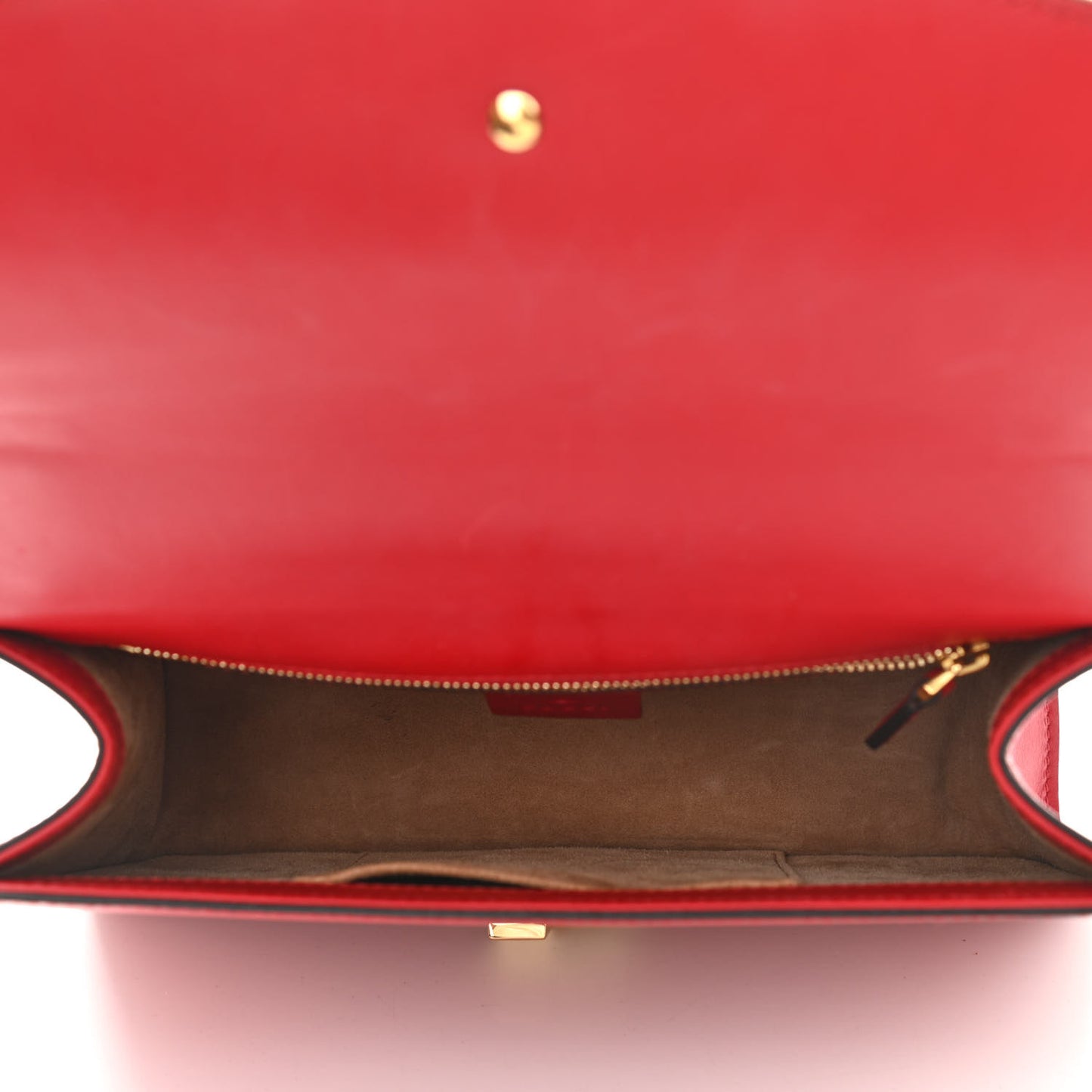 Calfskin Small Sylvie Shoulder Bag Hibiscus Red