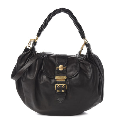 Miu Miu Nappa Hobo Black 1 of 8