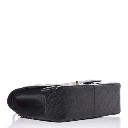 Chanel Caviar Quilted Jumbo Double Flap Black 5 of 10