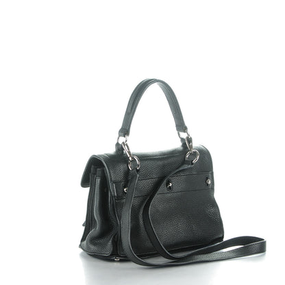 Saint Laurent Calfskin Canvas Small Muse Two Black 3 of 7