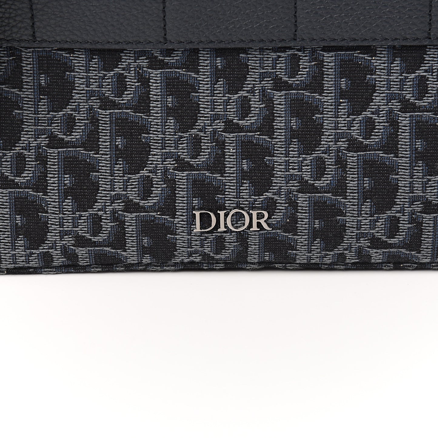 HOMME Oblique Jacquard Safari Messenger Navy Blue