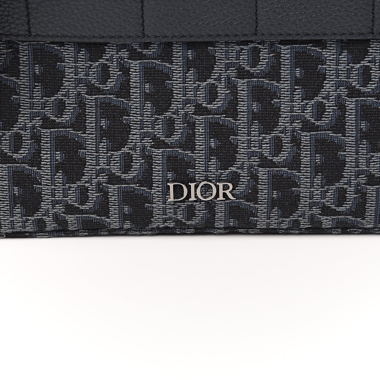 Christian Dior HOMME Oblique Jacquard Safari Messenger Navy Blue 9 of 10
