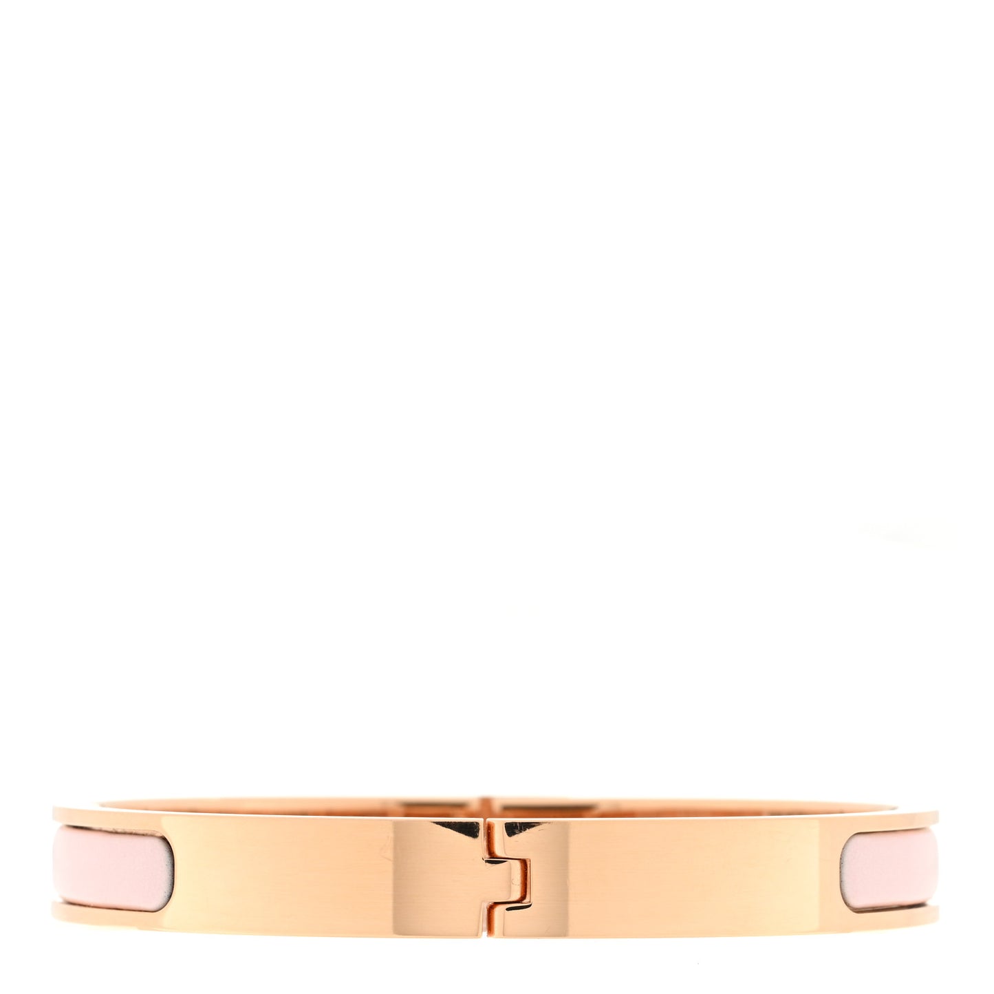 Enamel Mini Clic Kelly Bracelet PM Rose Candeur