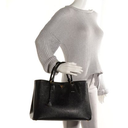 Prada SAFFIANO Lux Large Tote Nero Black 2 of 12