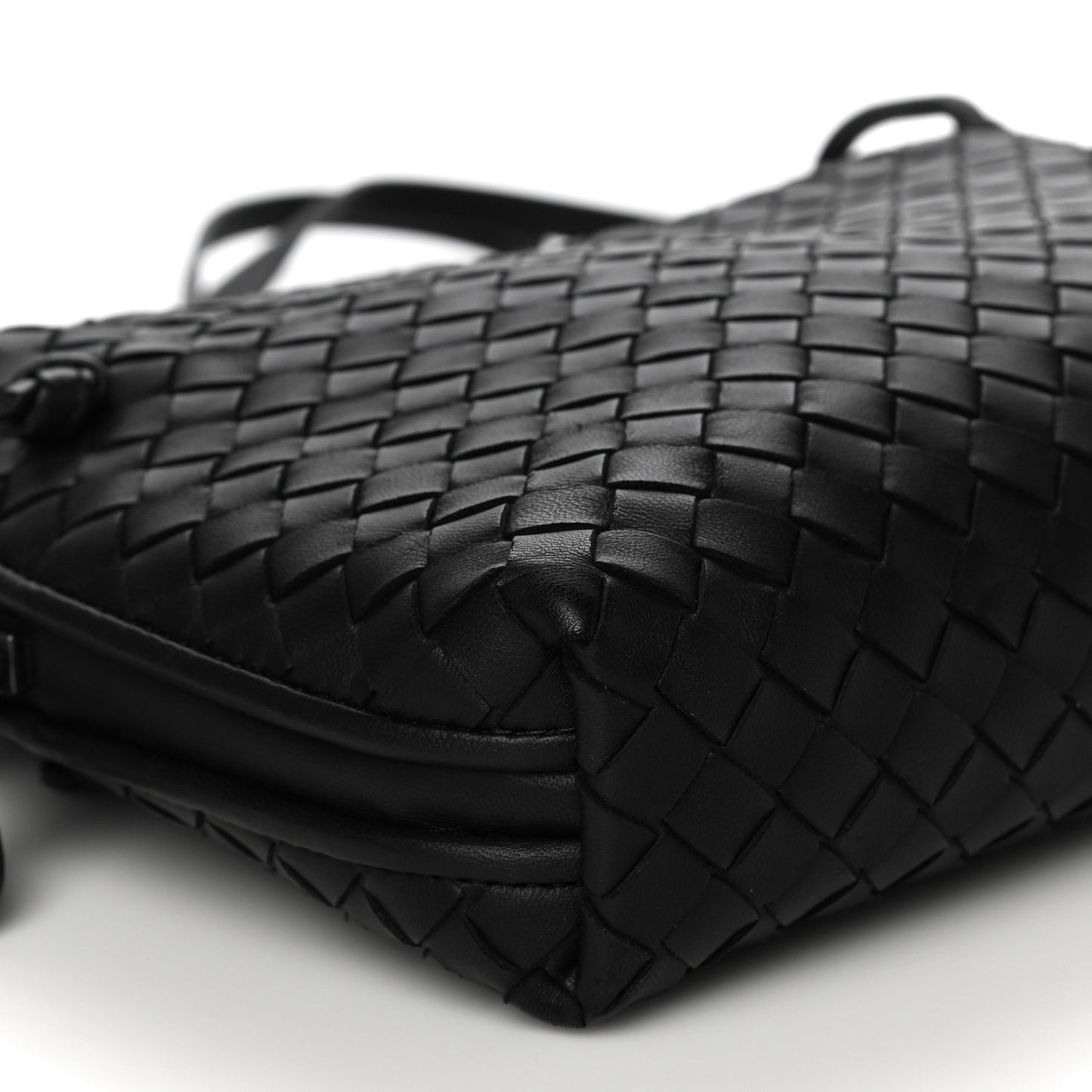Nappa Intrecciato Nodini Bag Black