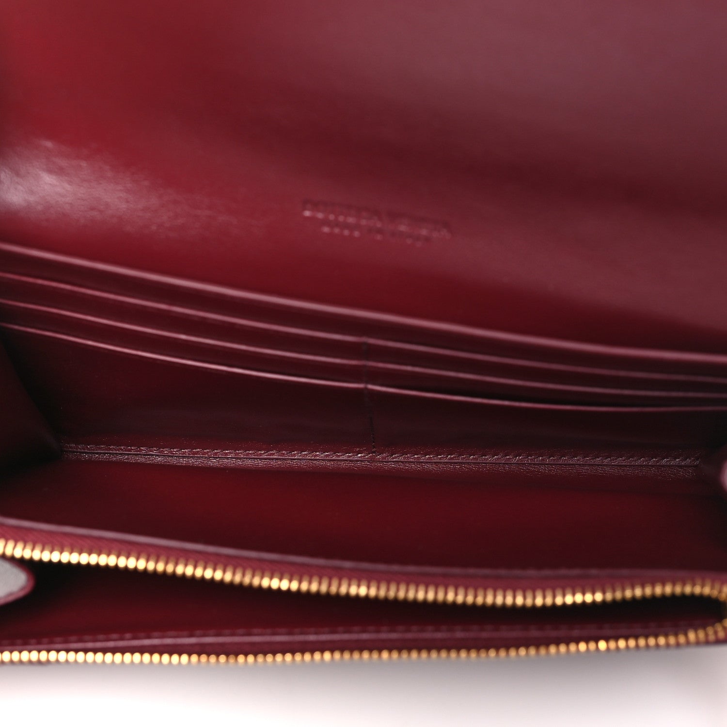 Bottega Veneta Nappa Intrecciato Flap Wallet Bordeaux 5 of 9