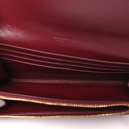 Bottega Veneta Nappa Intrecciato Flap Wallet Bordeaux 5 of 9