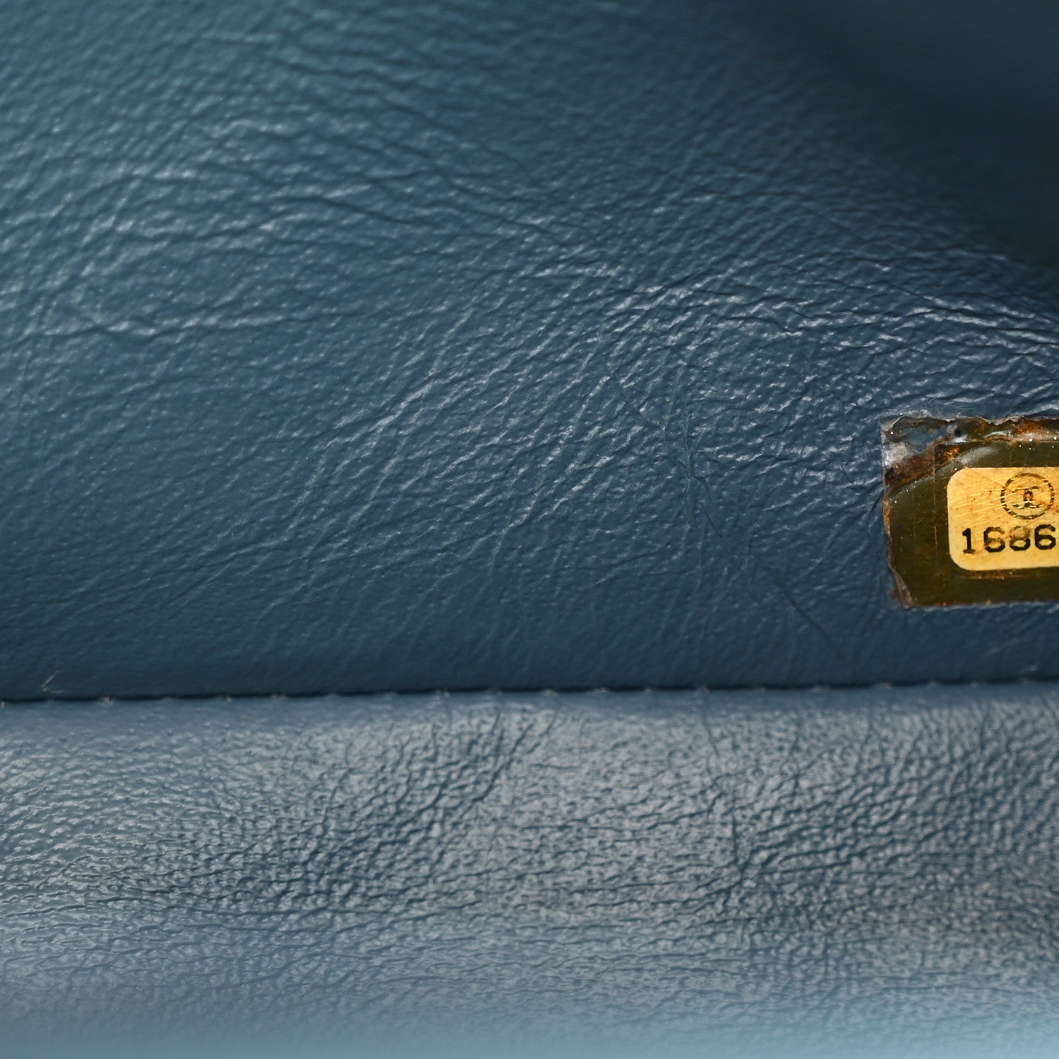 Chanel Lambskin Quilted Jumbo Double Flap Dark Blue 7 of 12