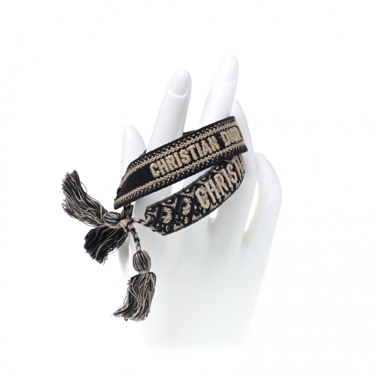 Woven Cotton J'Adior Friendship Bracelet Set Navy
