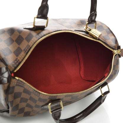 Louis Vuitton Damier Ebene Speedy 30 5 of 9