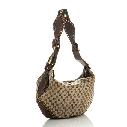 Gucci Monogram Pelham Messenger Shoulder Bag Ebony 3 of 7