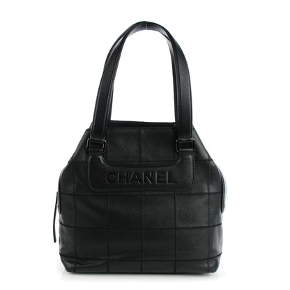 Chanel Caviar Square Stitched Tote Black 1 of 7