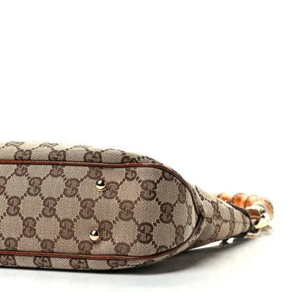 Gucci Monogram Bamboo Anita Top Handle Bag Brown 6 of 9