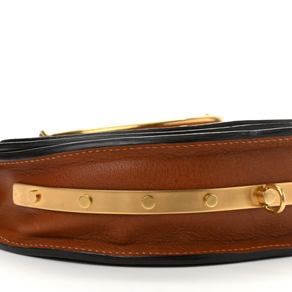Chloe Calfskin Small Nile Bracelet Minaudiere Bag Caramel 10 of 13