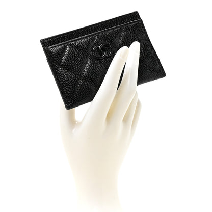 Chanel Caviar Quilted Incognito Card Holder Black Black 2 of 8