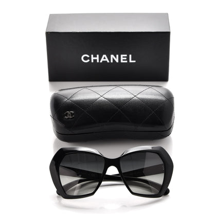 Chanel Cat Eye Spring Sunglasses 5364 Black 8 of 8