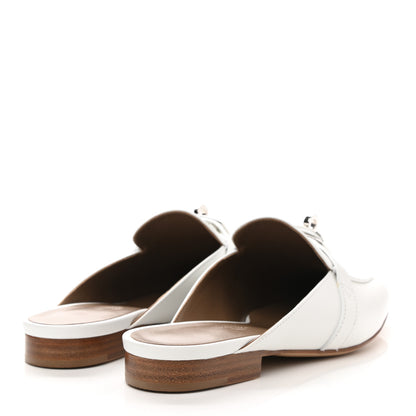 Hermes Calfskin Oz Mules 35 White 4 of 9
