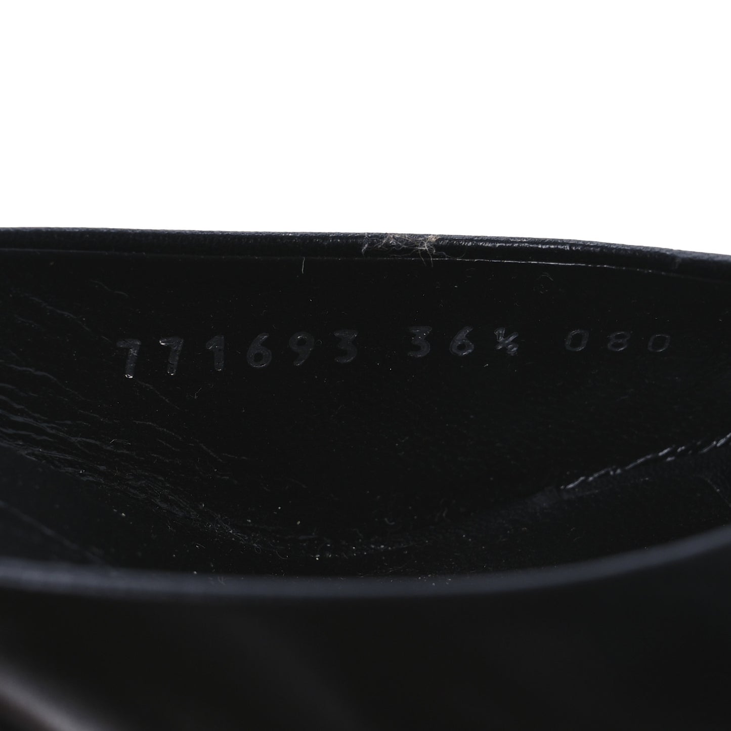 Calfskin Crystal Horsebit Sandal Pumps 36.5 Black