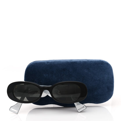 Gucci Acetate Oval Sunglasses GG0517S Black 7 of 7