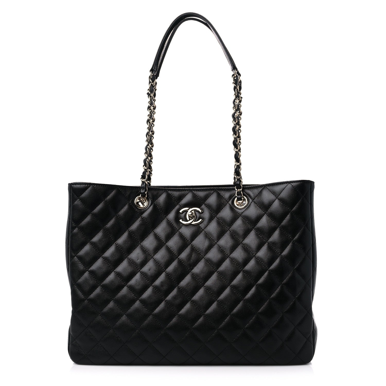 Chanel Caviar Quilted Large Shopping Tote Black 1 of 9