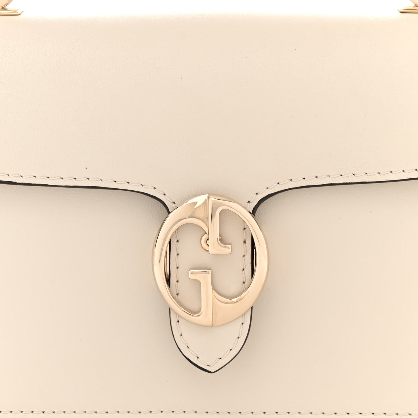 Calfskin Medium 1973 Shoulder Flap Bag Ivory