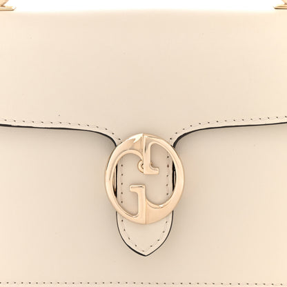 Gucci Calfskin Medium 1973 Shoulder Flap Bag Ivory 9 of 13
