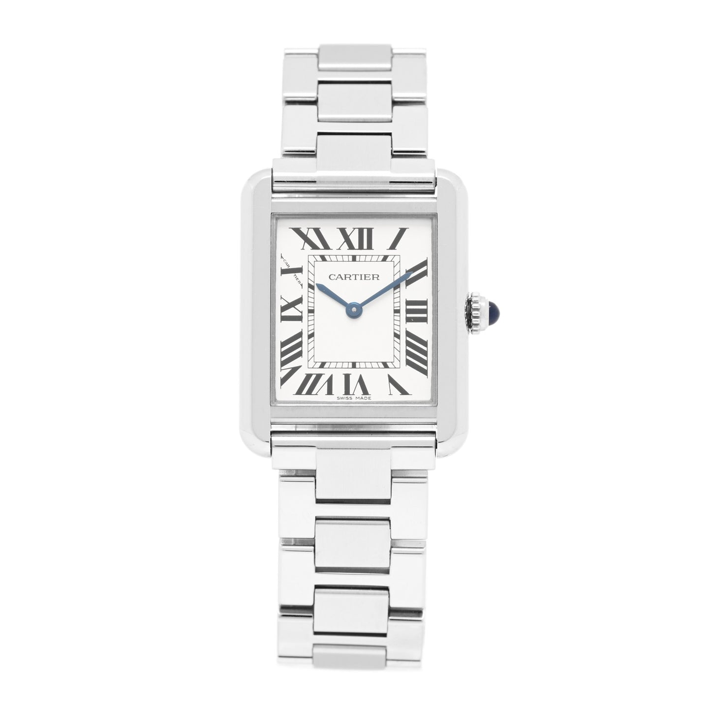 Stainless Steel 24mm Tank Solo Quartz Watch