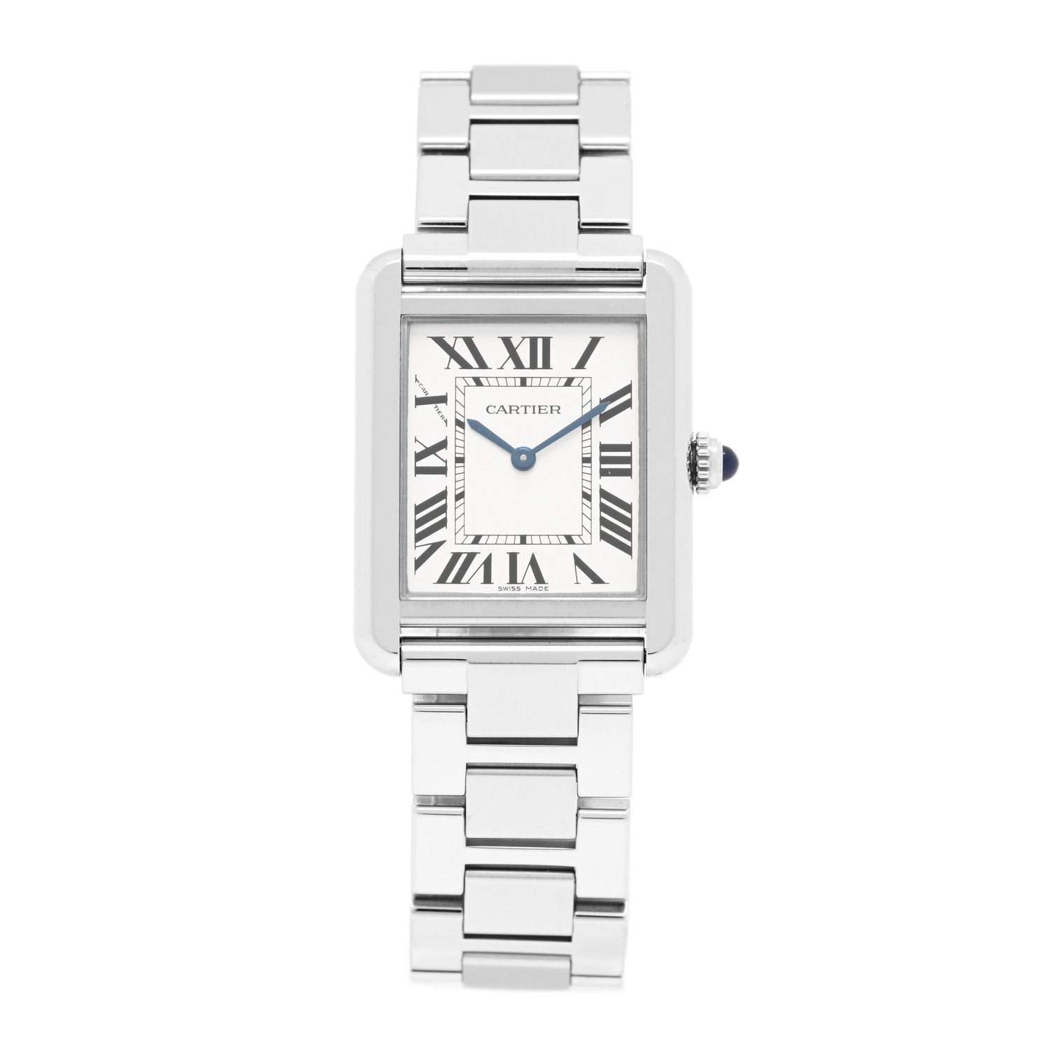 Cartier Stainless Steel 24mm Tank Solo Quartz Watch 1 of 5