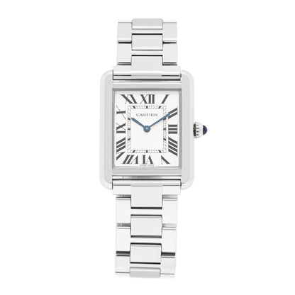 Cartier Stainless Steel 24mm Tank Solo Quartz Watch 1 of 5