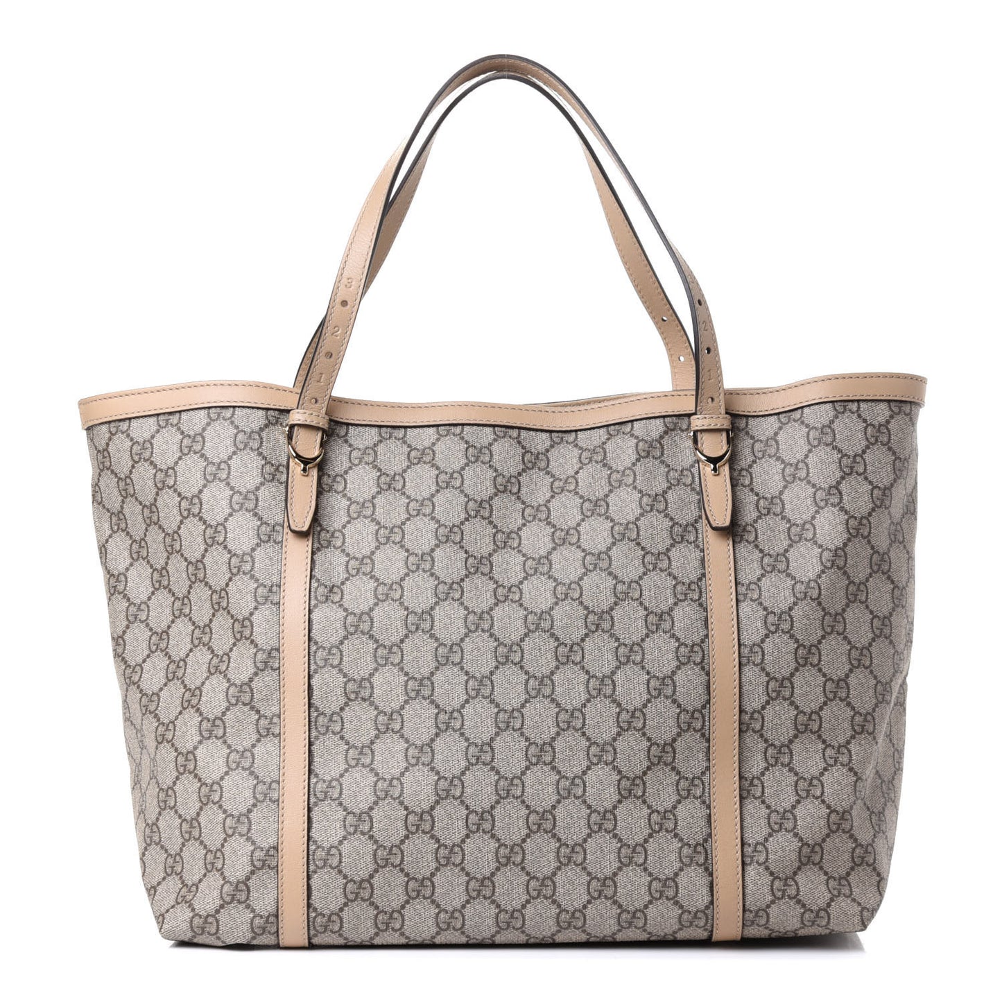 GG Supreme Monogram Medium Nice Tote Beige