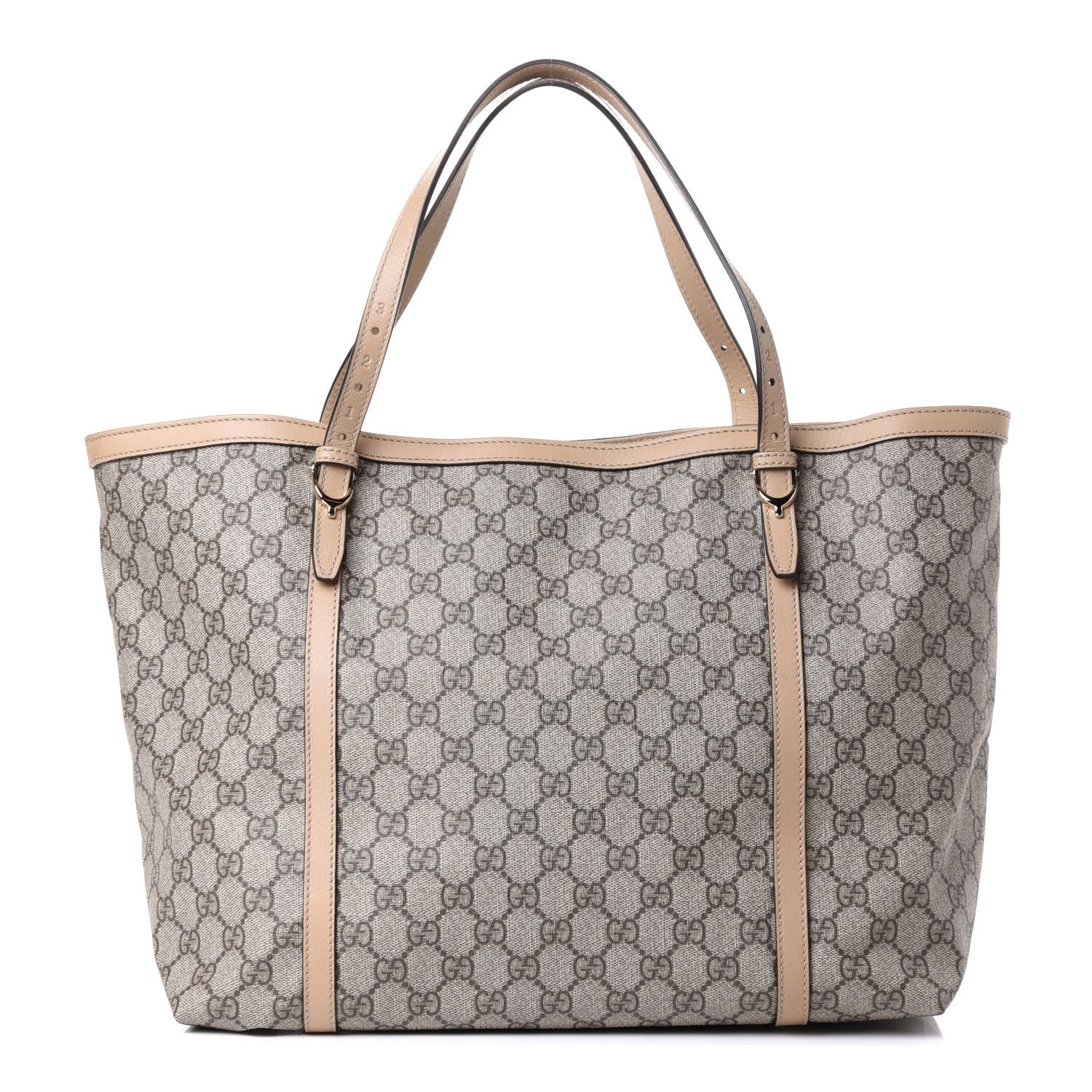 Gucci GG Supreme Monogram Medium Nice Tote Beige 2 of 8