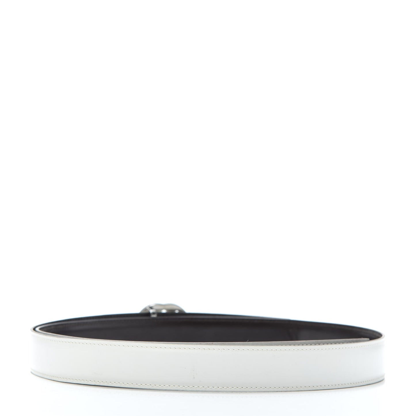 Calfskin Double G Belt 95 38 White